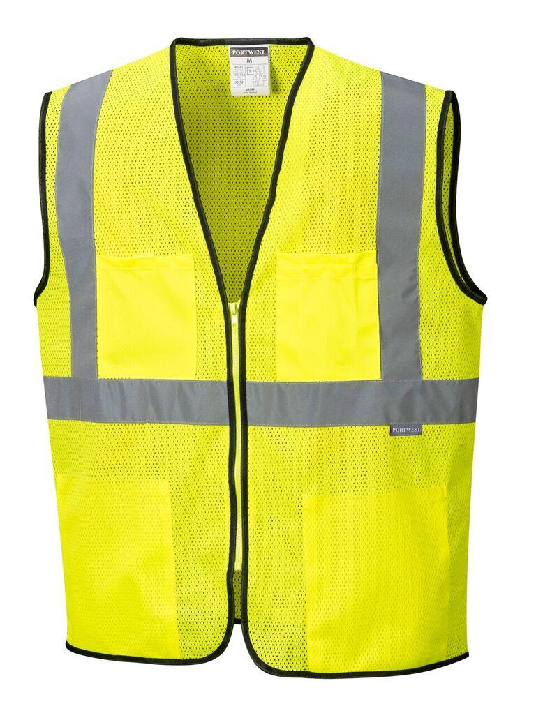 Portwest US380 Tampa Mesh Hi-Vis Safety Vest