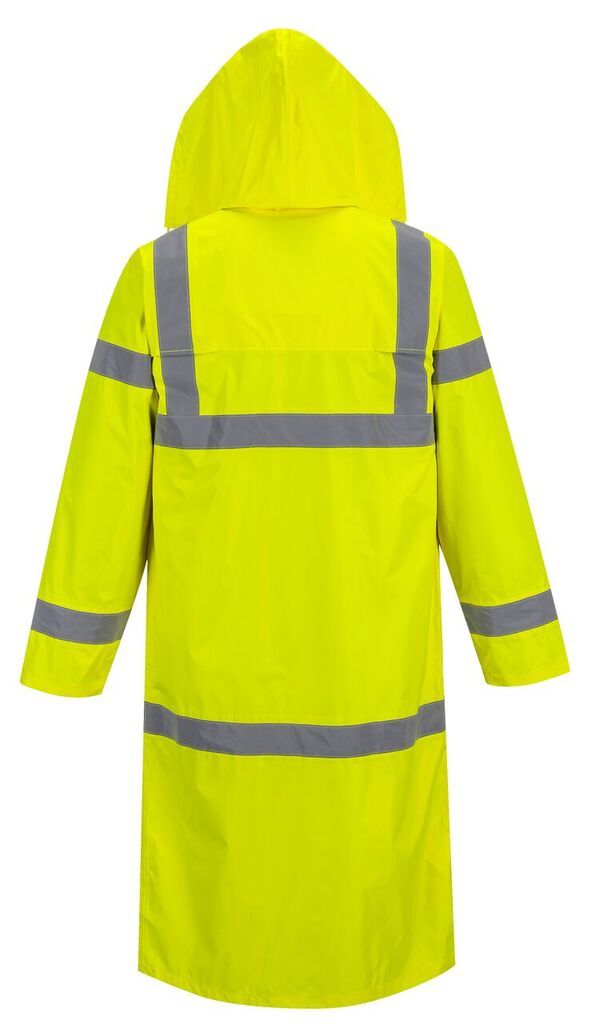 ACE Neon Lite Hoge zichtbaarheidsjas - softshell waarschuwingsjas incl. reflectoren en afneembare capuchon - EN ISO 20471 - Geel - S