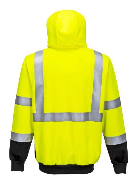 Portwest UB315 Hi-Vis Two-Tone Zipped Hoodie