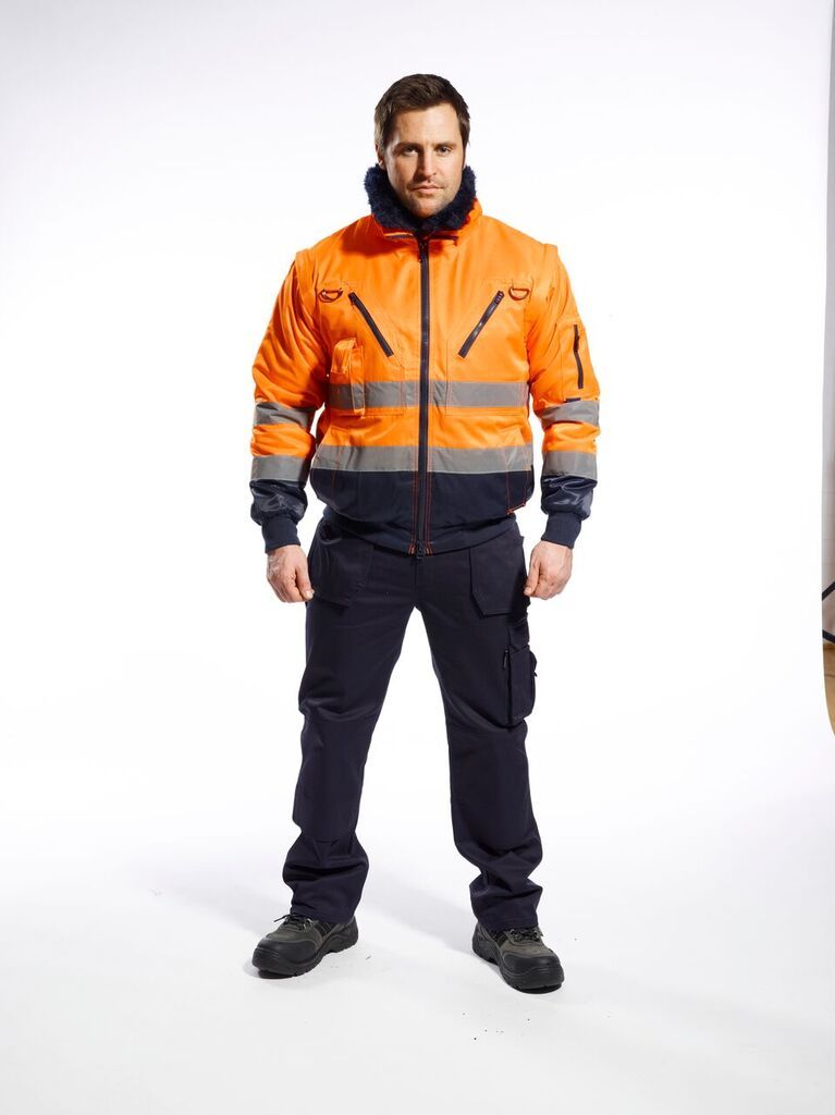 Portwest UPJ50 Hi-Vis 3-in-1 Pilot Jacket