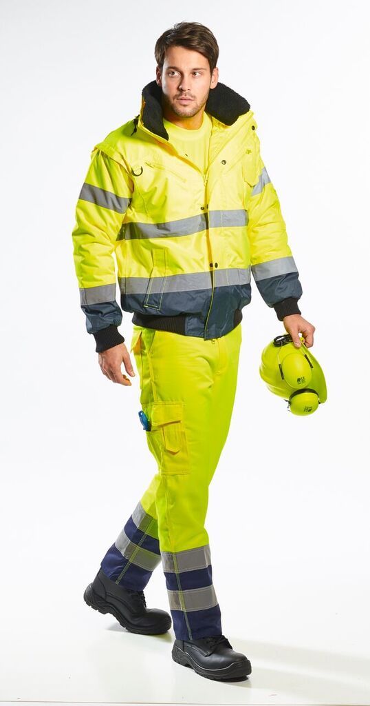 Portwest UC465 Hi-Vis Contrast Bomber Jacket