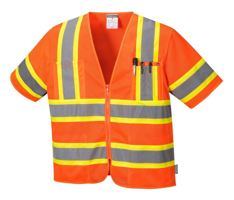 Portwest US383 Augusta Sleeved Hi-Vis Safety Vest