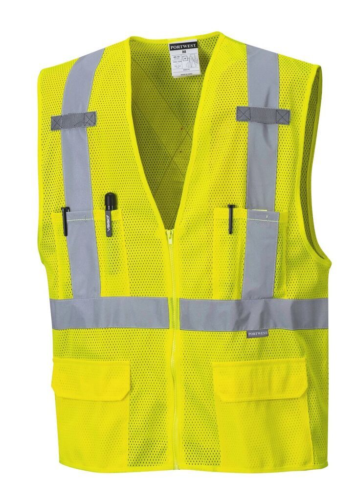 Portwest US370 Atlanta Hi-Vis Safety Vest