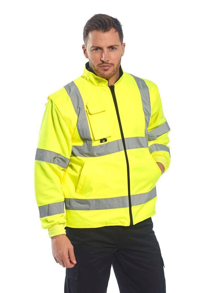 Portwest US427 Hi-Vis 7-in-1 Traffic Jacket