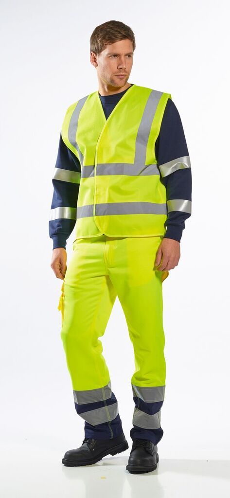 Portwest C470 Hi-Vis Two Band & Brace Vest 