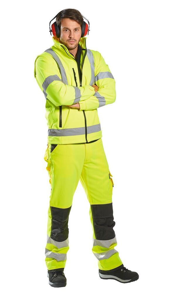 Portwest US428 Hi-Vis Softshell Jacket