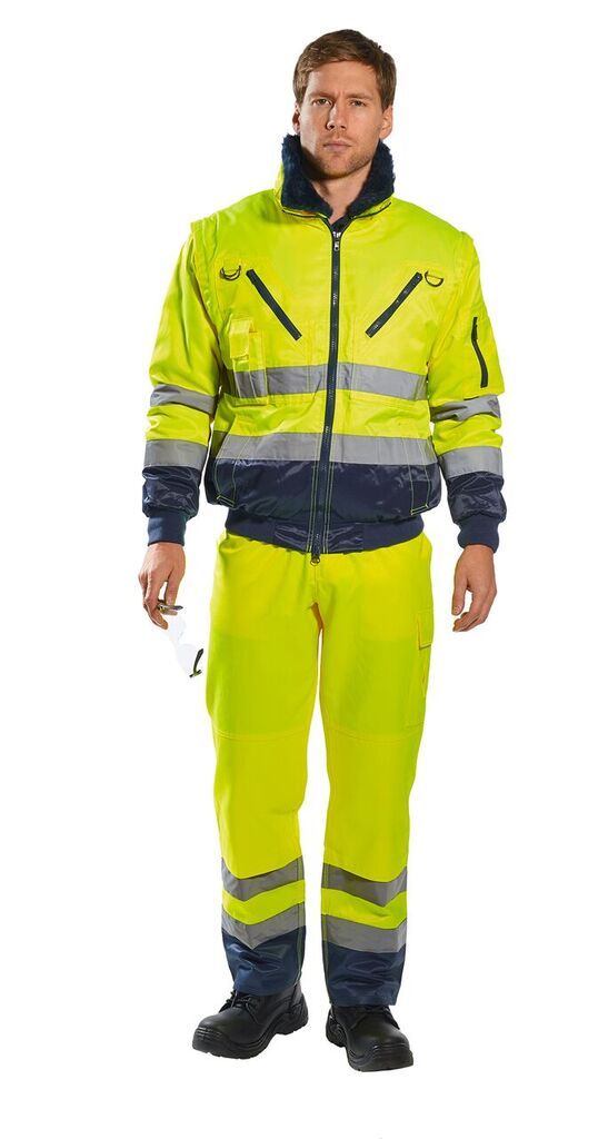 Portwest UPJ50 Hi-Vis 3-in-1 Pilot Jacket