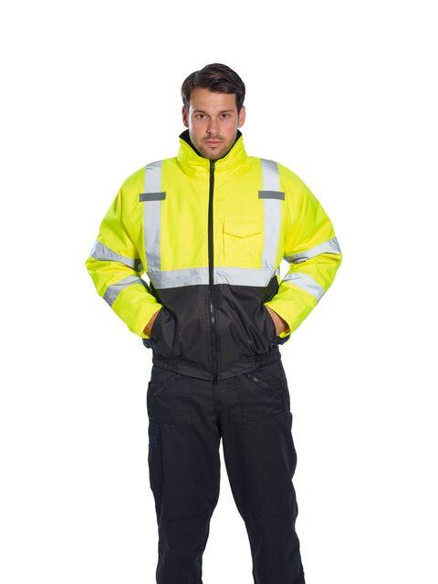 Portwest US363 Hi-Vis Two-Tone Bomber Jacket