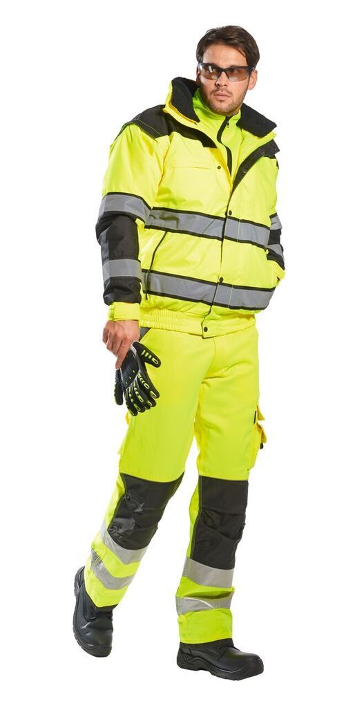 Portwest UC466 Hi-Vis Classic Bomber Jacket