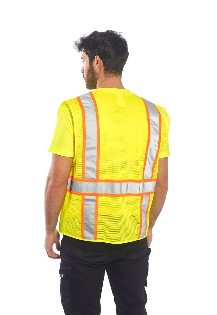 Portwest US372 Jackson Hi-Vis Contrast Safety Vest