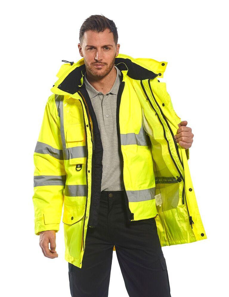 Portwest US427 Hi-Vis 7-in-1 Traffic Jacket