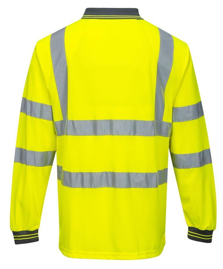 Portwest S277 Hi-Vis Long Sleeved Polo