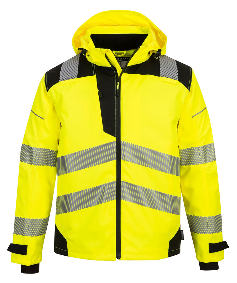 Portwest PW360 PW3 Extreme Breathable Hi Vis Rain Jacket