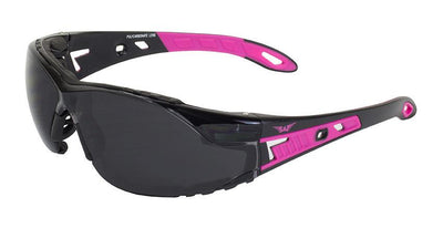 Global Vision Pink-It Safety Glasses with Smoke Lenses
