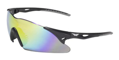 Global Vision Transit GT Yellow Safety Glasses with G-Tech Yellow Lenses, Matte Black Frame