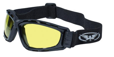 Global Vision Trip Goggles with Yellow Tint Lenses
