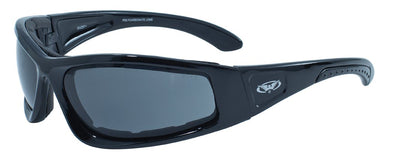 Global Vision Triumphant Safety Glasses with Smoke Lenses, Black Frames