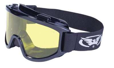 Global Vision Wind-Shield A/F Anti-Fog Goggles with Yellow Tint Lenses